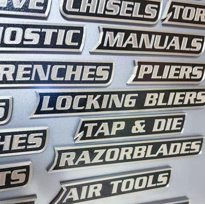 🔥Hot Sale 49% off🌟12 Pack of Magnetic Toolbox Labels🔩