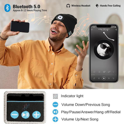 ✨2nd Item 60% Off🎄LED Bluetooth Beanie