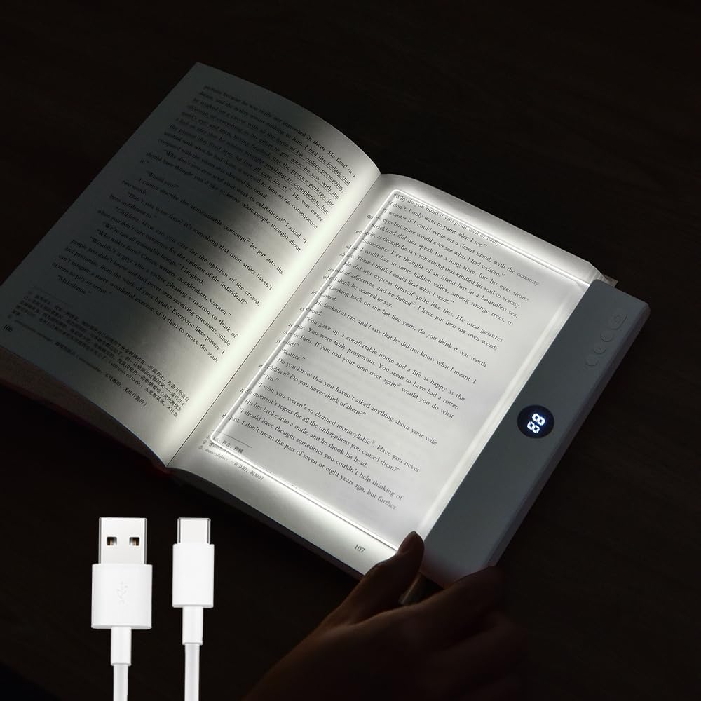 📖✨ Read Comfortably, Sleep Peacefully — The QIAWI 2-in-1 Book Light