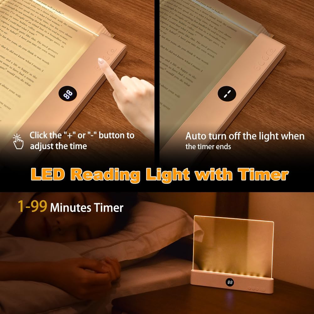 📖✨ Read Comfortably, Sleep Peacefully — The QIAWI 2-in-1 Book Light
