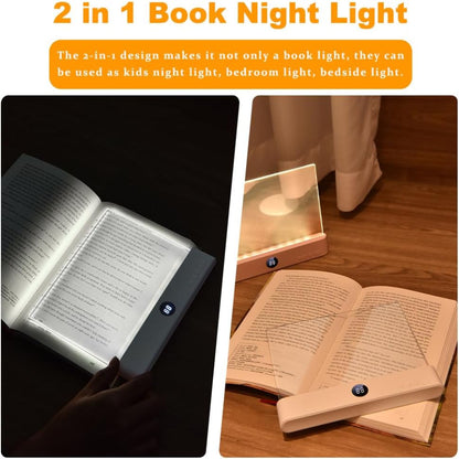 📖✨ Read Comfortably, Sleep Peacefully — The QIAWI 2-in-1 Book Light
