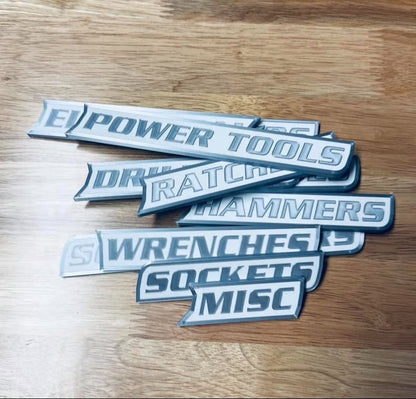 🔥Hot Sale 49% off🌟12 Pack of Magnetic Toolbox Labels🔩