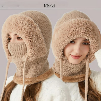 🧣✨ 3-in-1 Beanie Hat for Women — The Smart Way to Stay Warm This Winter