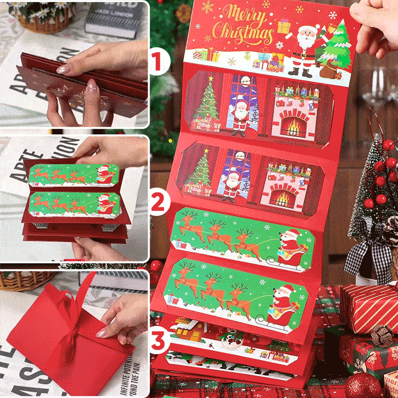 🏆Flash Sale⚡ 50K+ SOLD! Almost Gone-🎅💸Christmas Cash Gift Envelope– A creative way to give cash this Christmas!