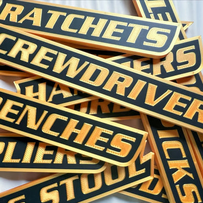 🔥Hot Sale 49% off🌟12 Pack of Magnetic Toolbox Labels🔩