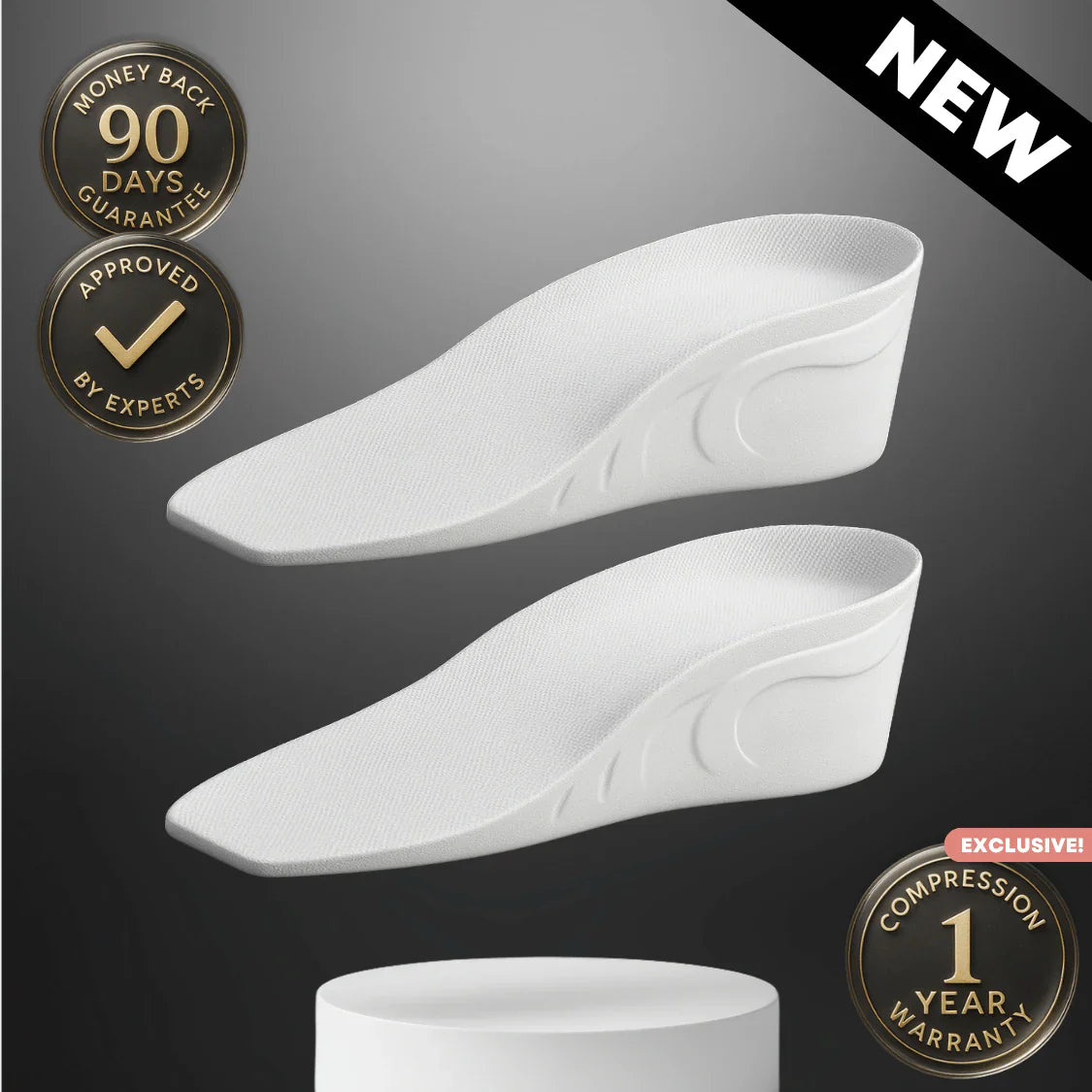 “Step Taller, Feel Better: Ultimate Comfort Orthopedic Insoles 👣✨”