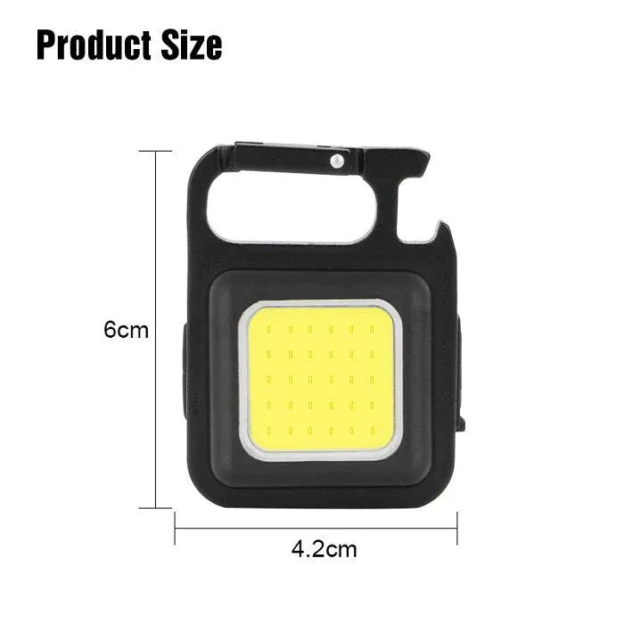 🔑💡 Compact Power in Your Pocket: The Mini COB Keychain Work Light