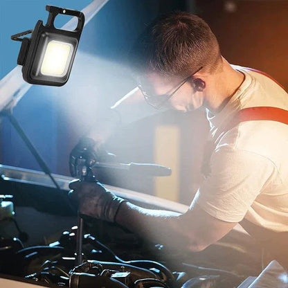 🔑💡 Compact Power in Your Pocket: The Mini COB Keychain Work Light