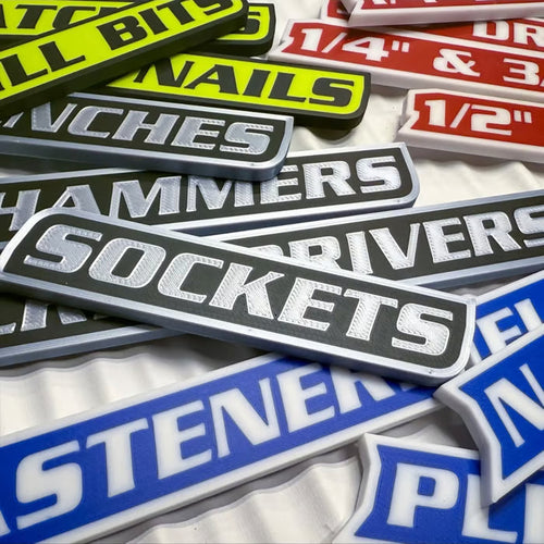 🔥Hot Sale 49% off🌟12 Pack of Magnetic Toolbox Labels🔩